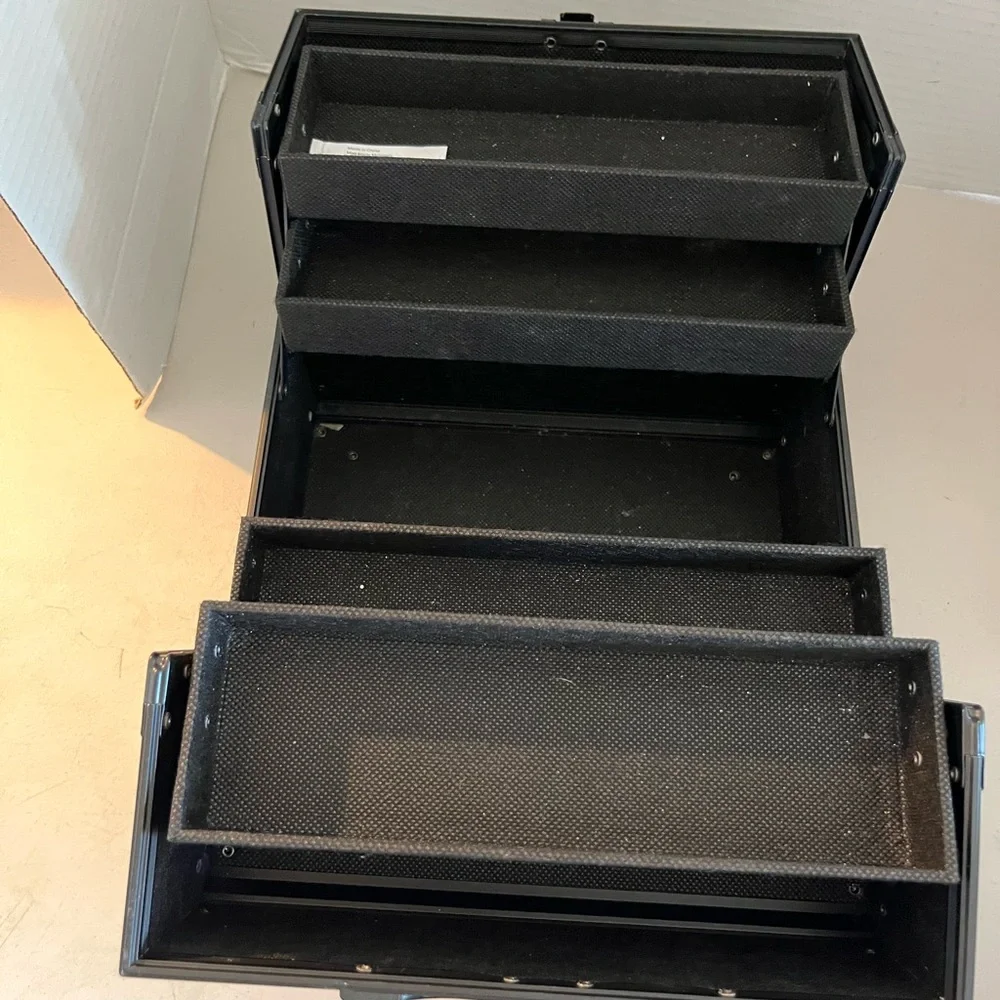 Black and Silver Storage Organizer